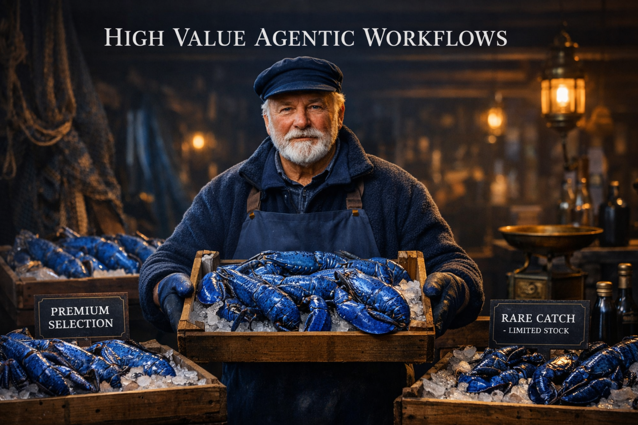 Rare Blue Lobster - Premium Agent Workflows